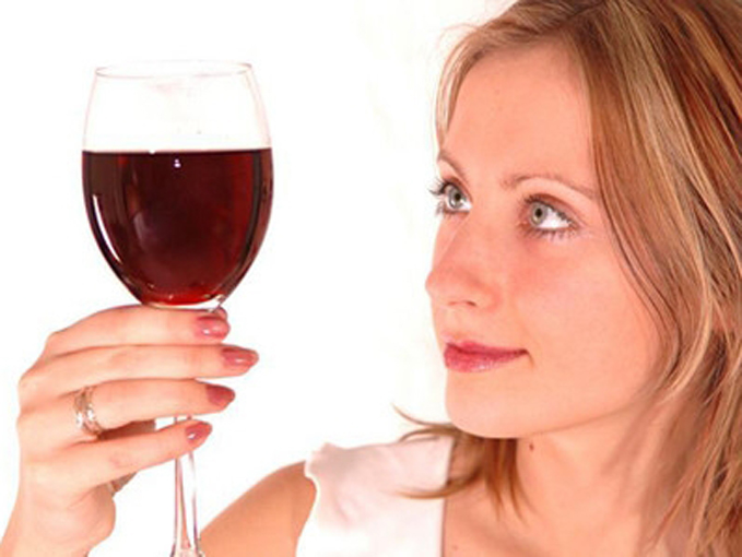 giảm cân với rượu vang